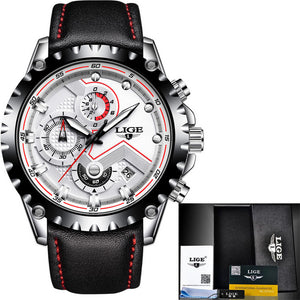 LIGE Brand Men's Fashion Watches