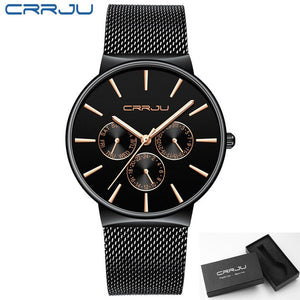 CRRJU Top Brand Luxury Men Watches