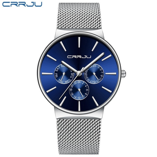 CRRJU Top Brand Luxury Men Watches